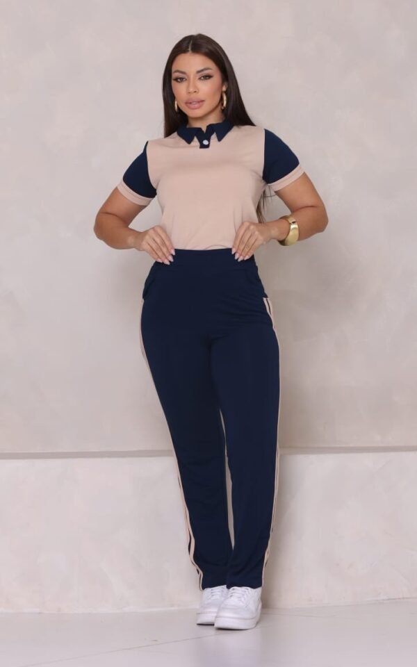 Conjunto premium Amanda em moletinho com elastano